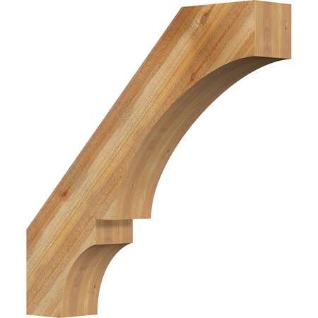 6"W x 34"D x 34"H Balboa Rough Sawn Knee Brace, Western Red Cedar